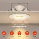 6 KOS, OREiN LED reflektorji, IP65, 4,5W 650 LM 3000 K toplo beli - slika 5