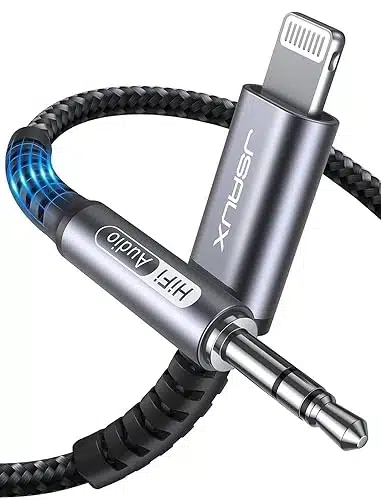 61ManEB4gQS._SY500_ JSAUX Lightning na AUX kabel 1,8M, MFi cert., za iPhone - slika 1