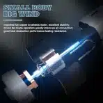 WingFly Kamping ventilator z lučko, prenosna LED svetilka za kampiranje - slika 6