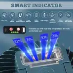 WingFly Kamping ventilator z lučko, prenosna LED svetilka za kampiranje - slika 7