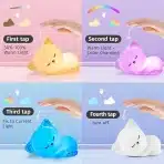 Otroška nočna lučka Kawaii muca - slika 4