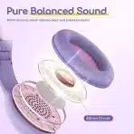 EarFun zložljive slušalke za otroke z omejitvijo glasnosti 85/94 dB - slika 2