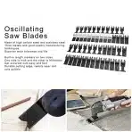 50-delni večfunkcijski komplet žaginih listov za multitool oscilacijsko orodje - slika 5