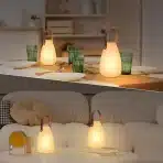 GGII LED namizna svetilka, brezžična, polnilna, 2 kosa z daljinskim upravljanjem - slika 4