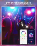 VARICART 7W Smart LED Stropne Luči Alexa RGB 6 Kos - slika 4