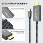 IVANKY Mini DisplayPort v HDMI Adapter – 2m, 1080P - slika 5