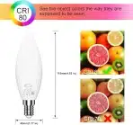 E14 LED svečasta žarnica 5W RGB+2700K z daljinskim upravljalnikom, 6 Kosov - slika 5