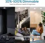ALUSSO LED vgradni kopalniški reflektor, 7 W, IP65 - 6 kosov - slika 2
