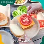 ECO SOUL 13 cm okrogli krožniki iz palmovih listov 50 kos - slika 3