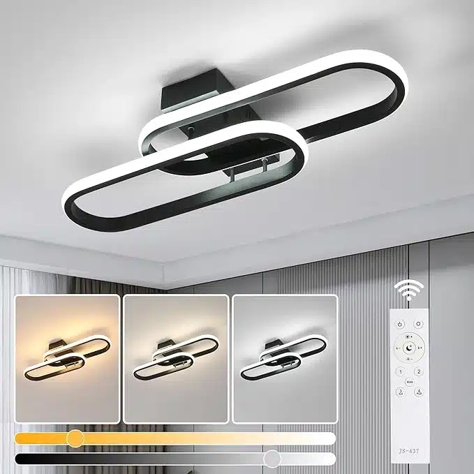 71e2IQ74ShL._AC_SX679_ Toollight LED stropna svetilka z možnostjo zatemnitve z daljinskim upravljalnikom 32 W 3600 LM - slika 1
