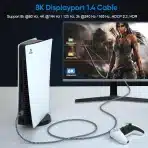 8K DisplayPort 1.4 kabel, 3M, 165Hz, G-Sync & FreeSync - slika 5