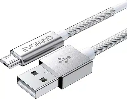 71sklVYr5LL._AC_SX425_ EVOMIND 2 m Micro USB kabel za hitro polnjenje in prenos - slika 1