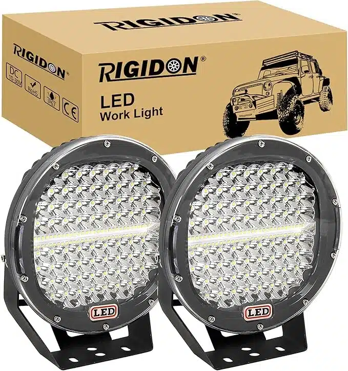 816CMLhb4xL._AC_SX679_ RIGIDON okrogla LED delovna luč 225 mm 6000K- 2 kosa - slika 1