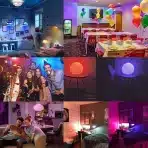 E14 LED svečasta žarnica 5W RGB+2700K z daljinskim upravljalnikom, 6 Kosov - slika 3