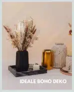 Vaza za Pampas Travo, Keramična Vaza za Suhe Cveke, Črna - slika 2