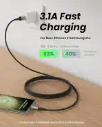 INIU 2m USB-C polnilni kabel – vzdržljiv in hitri prenos - slika 4