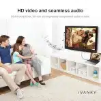IVANKY Mini DisplayPort v HDMI Adapter – 2m, 1080P - slika 3