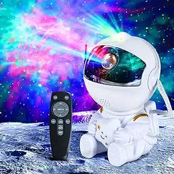81pKMzTfIFL.__AC_SY445_SX342_QL70_ML2_ BURNNOVE astronavtski projektor zvezdnega neba, nočna svetilka z zvezdami in galaksijami - slika 1