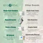ECO SOUL 100% bambusovi vlažilni robčki veliki - 8 paketov po 48 robčkov - slika 2