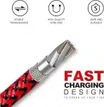 EVOMIND 1M pleten Micro USB kabel za hitro polnjenje - slika 4