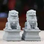 GANAZONO 2 x Mini Azijski Kamniti Par Levov - slika 3