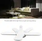 Garažna luč s 5 nastavljivimi paneli - 80W LED - slika 2