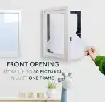 Dynamic Frames Leseni okvir za slike, bele barve, A4 - slika 4