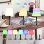 Namizna LED RGB svetilka z baterijo, 4 načini svetlobe - slika 2