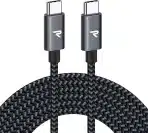 RAMPOW USB-C v USB-C Kabel 60W, Hitro Polnjenje, Prenos