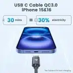 RAMPOW USB A v USB C polnilni kabel za hitro polnjenje - slika 4