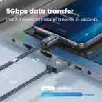 RAMPOW USB A v USB C polnilni kabel za hitro polnjenje - slika 3