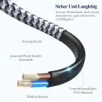 RIKSOIN 2-Pin Power Kabel (CEE 7/16 do C7), 1m, VDE Certifikat - slika 4