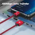 Rampow USB C Kabel 1m, Hitro Polnjenje in Sinhronizacija - slika 3