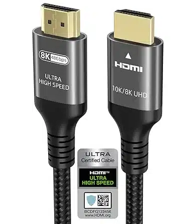 Ubluker 10K HDMI 2.1 kabel 48Gbps zadnjikos 1 HDMI 2.1 certificiran kabel, 5 m, 10K@60Hz, 8K@60Hz, 48 Gbps - slika 1