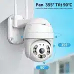 WiFi Smart zunanja nadzorna kamera z barvnim nočnim vidom + 32GB spominska kartica - slika 7