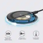 Brezžični polnilec, 7.5W/10W/5W, hitra in varna polnitev - slika 5