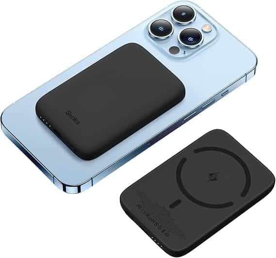 61CzmGS8fbL._AC_SX569_ BENKS magnetni Wireless Power Bank - Magsafe - slika 1