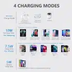 Brezžični polnilec, 7.5W/10W/5W, hitra in varna polnitev - slika 6