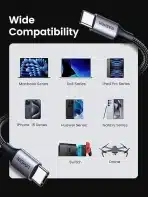 UGREEN USB C v USB C polnilni kabel 60 W 50 cm - slika 2