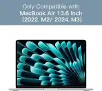 JETech zaščita zaslona za MacBook Air 13,6" (model 2024/2022, M3/M2) - slika 4