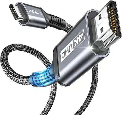 71KZt0vxZTL._AC_SY450_ JSAUX 4K USB C v HDMI Kabel, 2m, Visoka Kakovost - slika 1