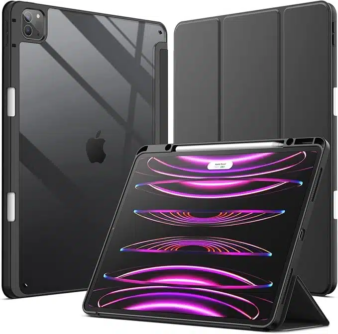 71LTv5ffA7L._AC_SX679_ JETech ovitek za iPad Pro 12.9" (2022/2021/2020/2018), črn - slika 1
