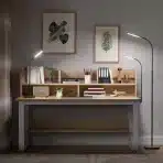 Anyts 3-v-1 nastavljiva LED talna svetilka, namizna/klampirna - slika 5