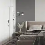 Anyts 3-v-1 nastavljiva LED talna svetilka, namizna/klampirna - slika 6