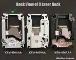 PS4 Laser Sledge KEM-490AAA z laserjem KES-490, nadomestni deli - slika 4