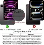 JETech Ovitek za iPad Pro 11″ (2022/2021/2020/2018) – Light Purple - slika 3
