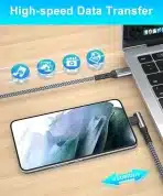 BASESAILOR 100W USB C na USB C Kabel, 5m, Hitro Polnjenje - slika 2