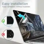 JETech zaščita zaslona za MacBook Air 13,6" (model 2024/2022, M3/M2) - slika 3