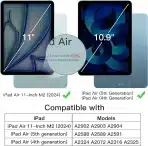JETech ovitek za iPad Air 11" M2 (2024) in 5/4 (10.9") - slika 2