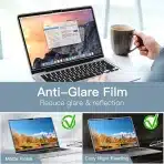 JETech zaščita zaslona za MacBook Air 13,6" (model 2024/2022, M3/M2) - slika 2